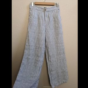 Tahari striped wide leg pants